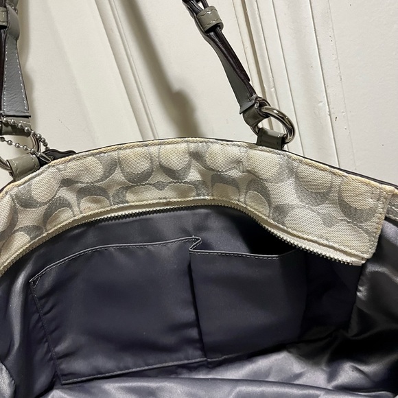 Coach bag C1175-F17724. Silver color - Picture 12 of 16